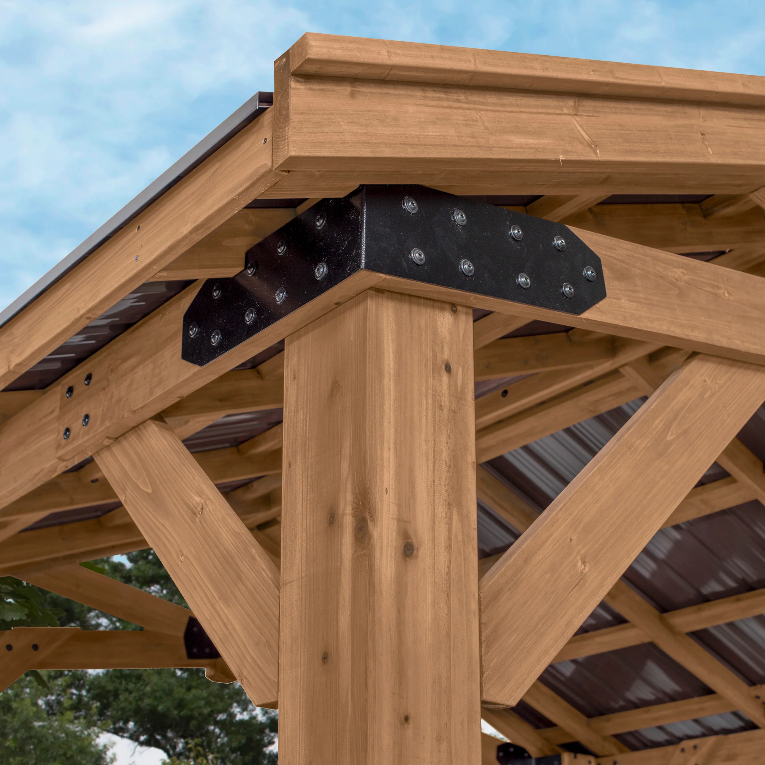 3.7m x 3.1m (12ft x 10ft) Norwood Gazebo - Image 7