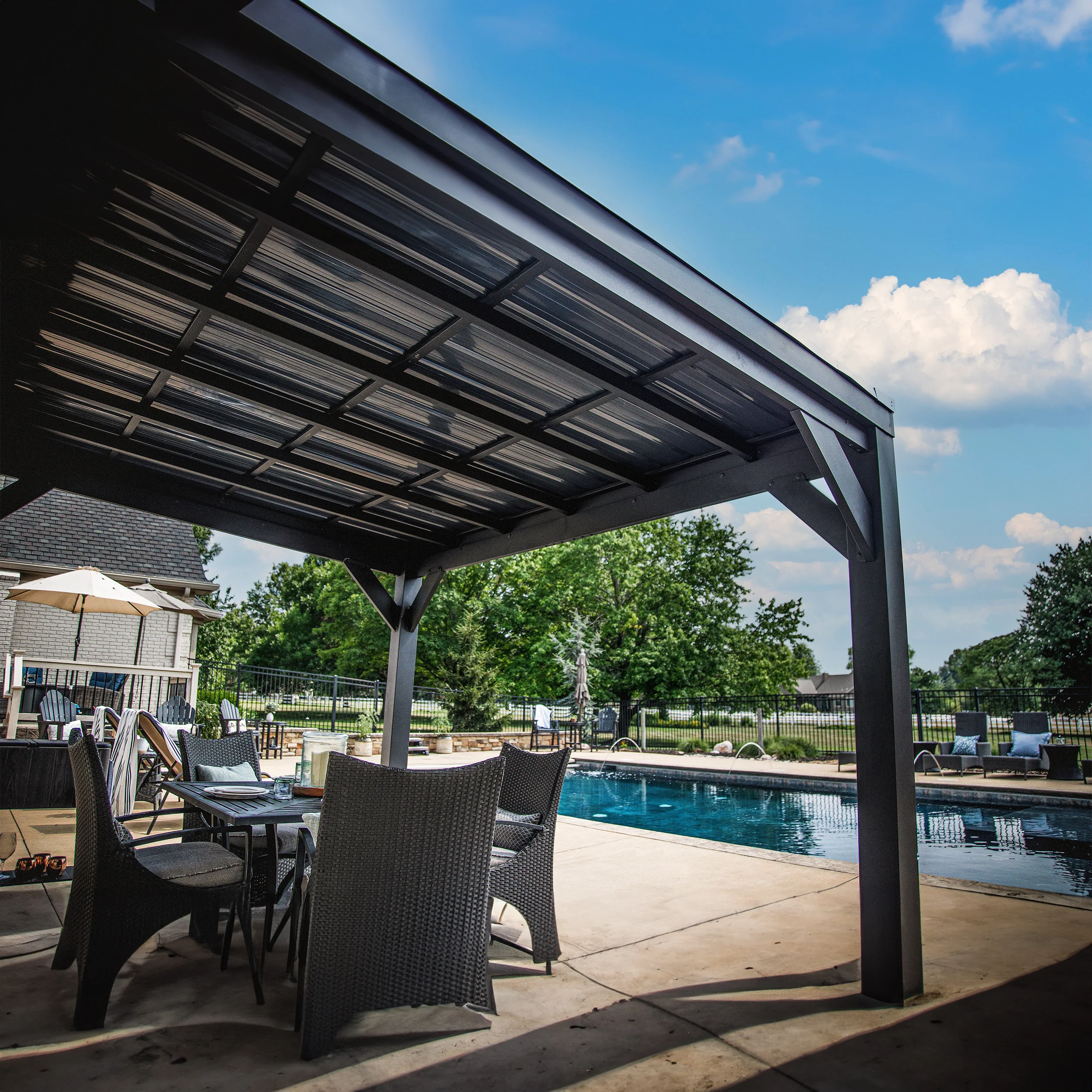 3.7m x 2.9m (12ft x 9.5ft) Stonebridge Gazebo - Image 8