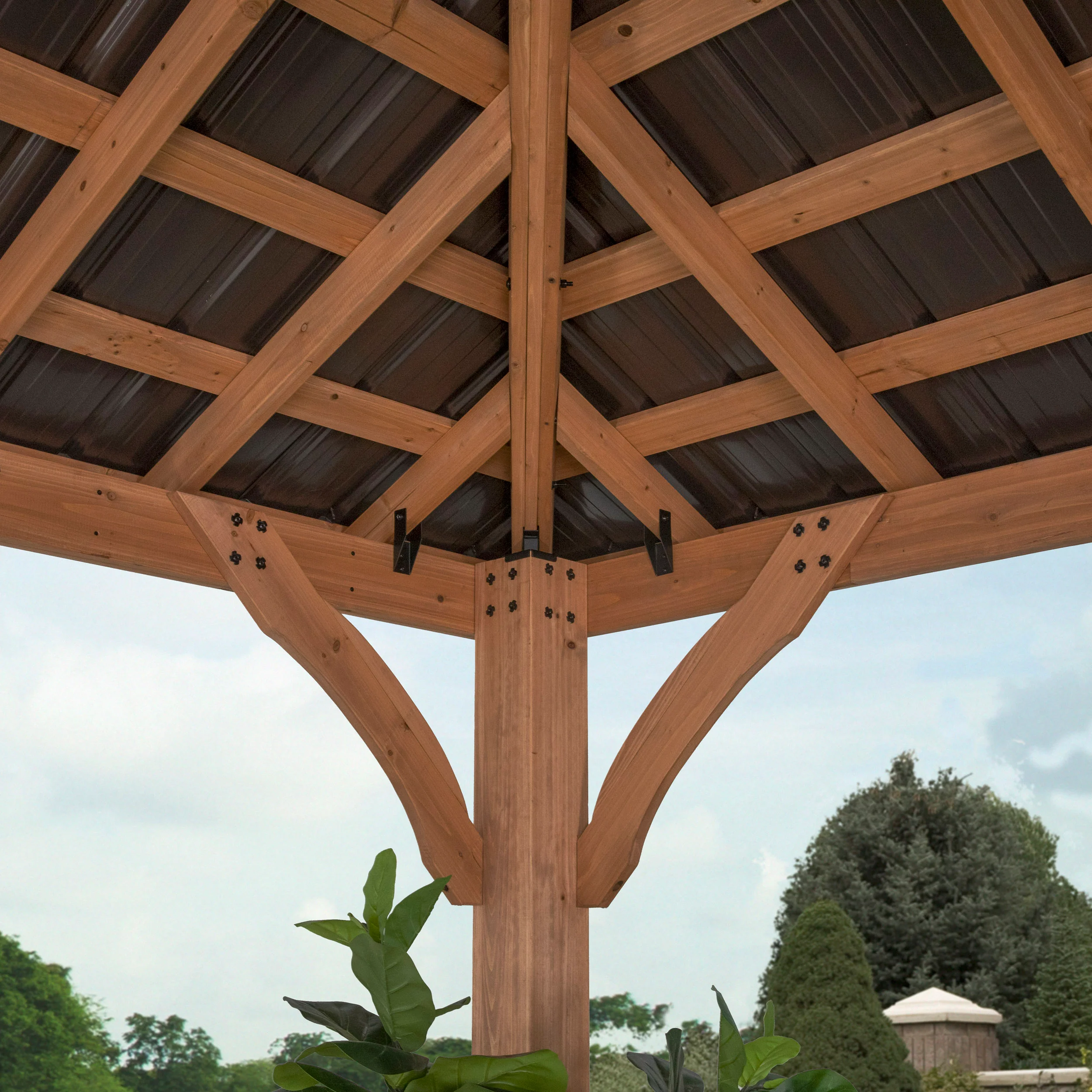 3.7m x 3.1m (12ft x 10ft) Barrington Gazebo - Image 7