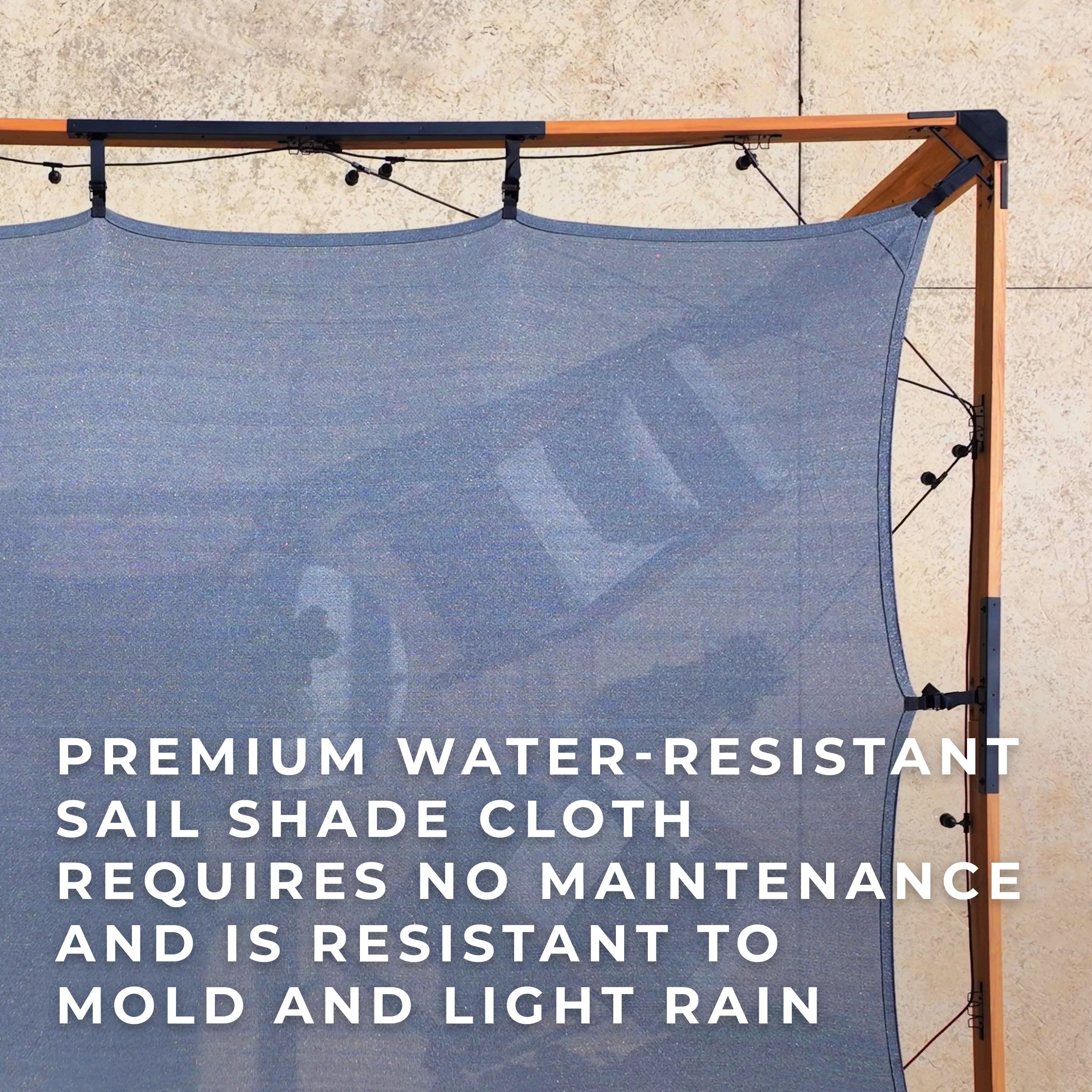 3.7m x 3.1m (12ft x 10ft) Brendan Sail Shade Pergola - Image 8
