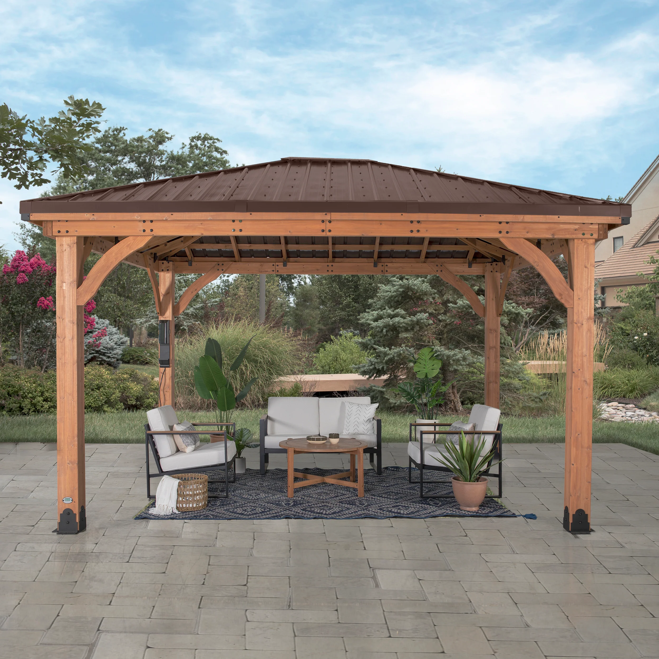 4.3m x 3.1m (14ft x 10ft) Barrington Gazebo - Image 10