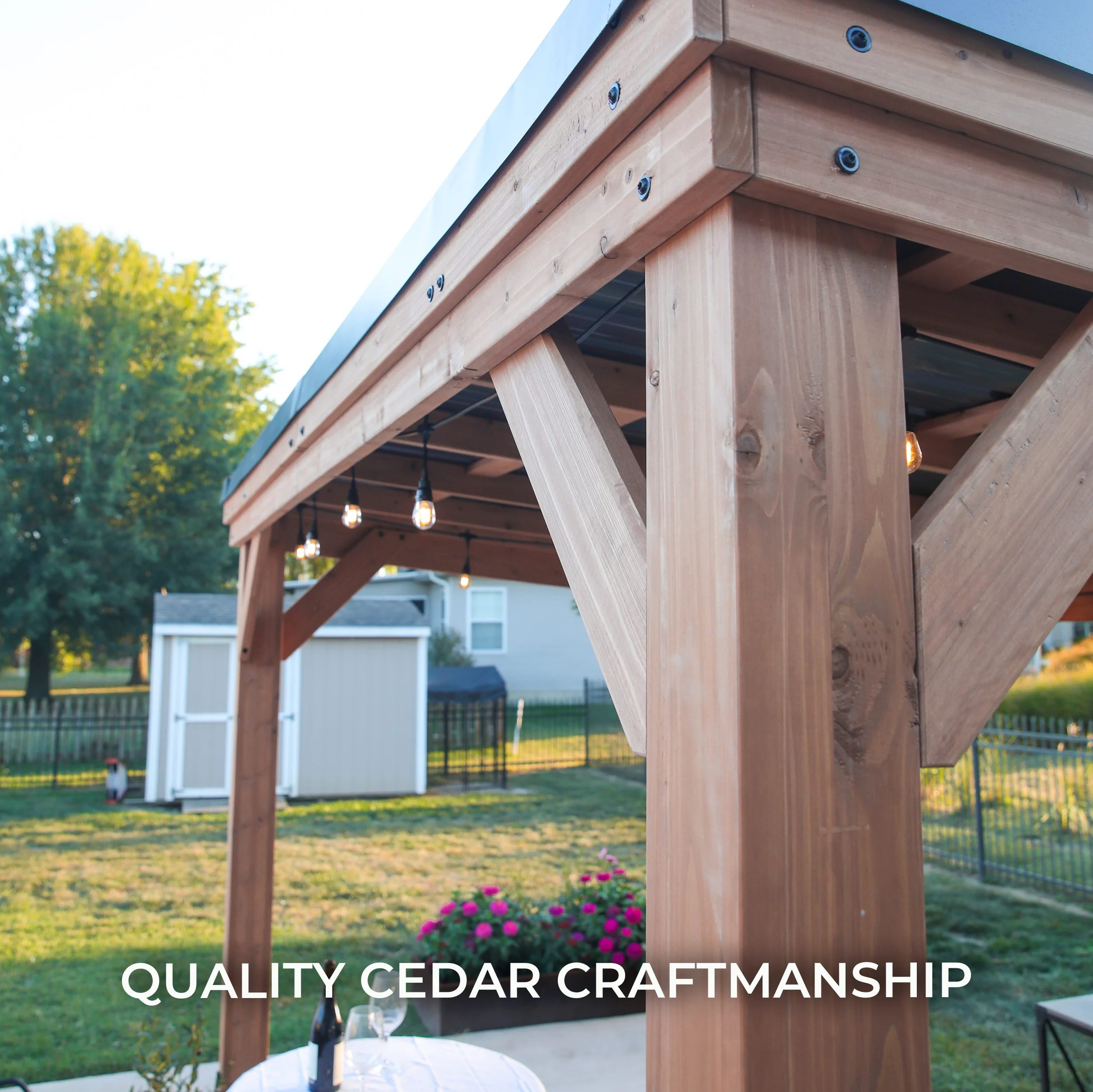 4.4m x 3.7m (14ft x 12ft) Arcadia Gazebo - Image 6