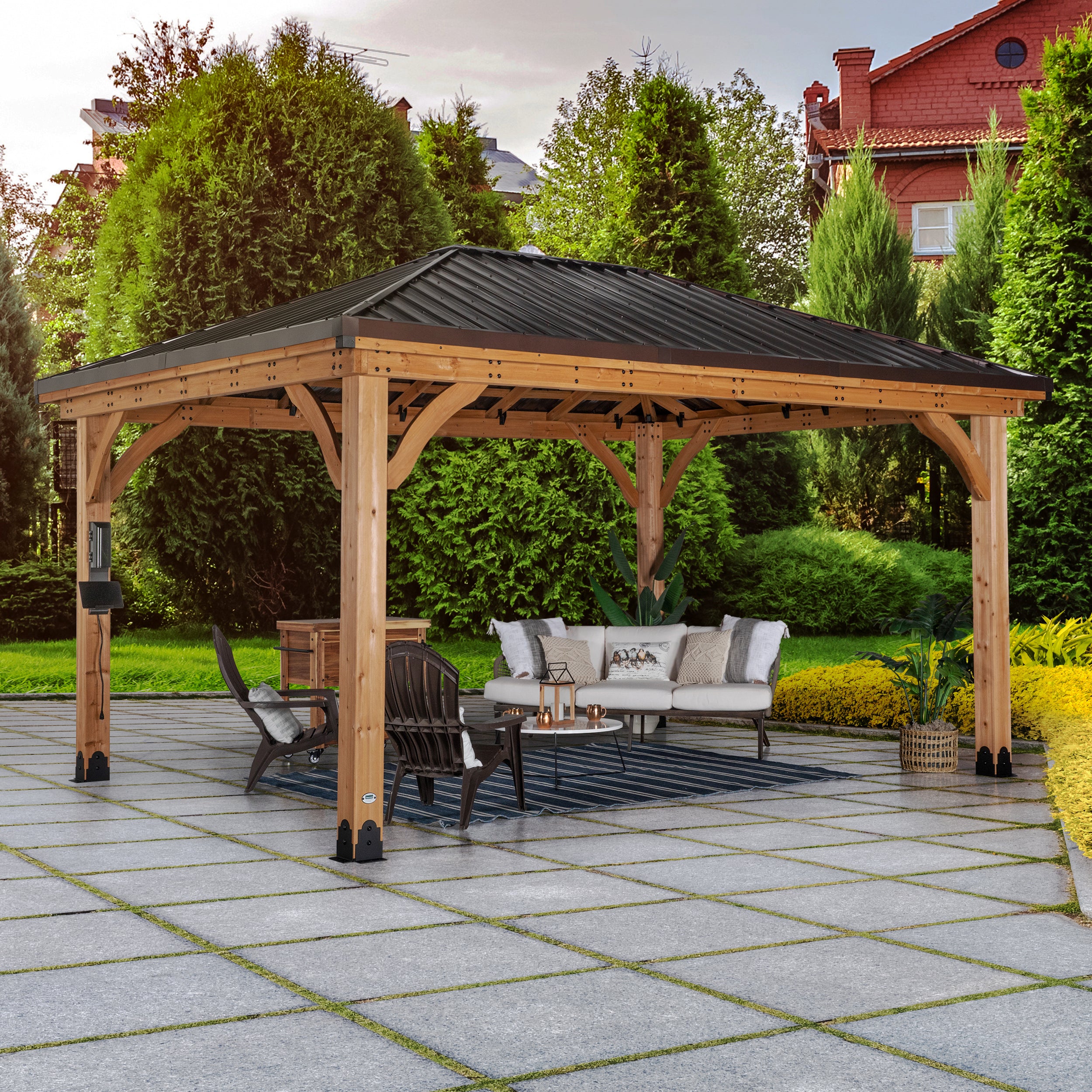 4.9m x 3.7m (16ft x 12ft) Barrington Gazebo - Image 6
