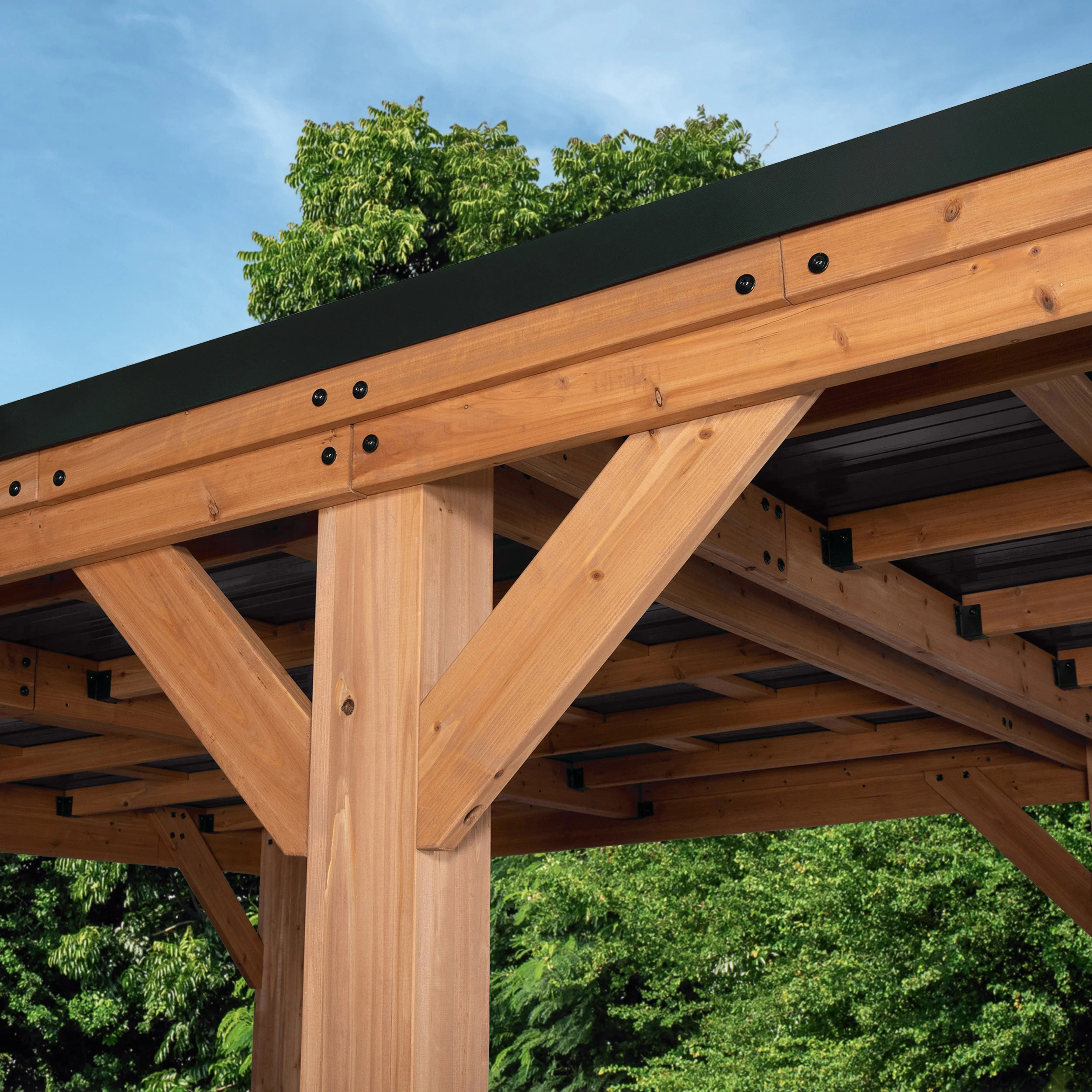 6.2m x 3.7m (20ft x 12ft) Kingsport Carport - Image 8