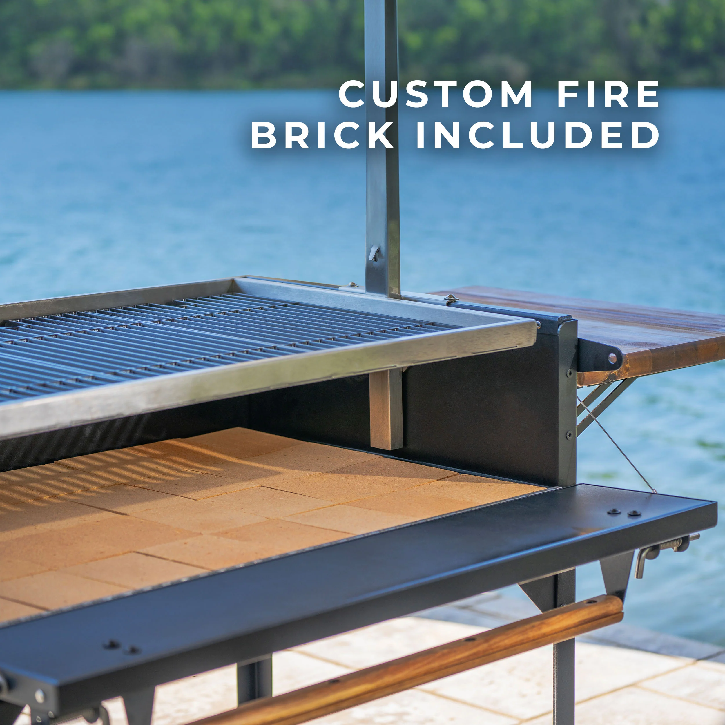 Argentine/Santa Maria Heritage BBQ Grill with Wood Fire and Charcoal Grill - Image 4