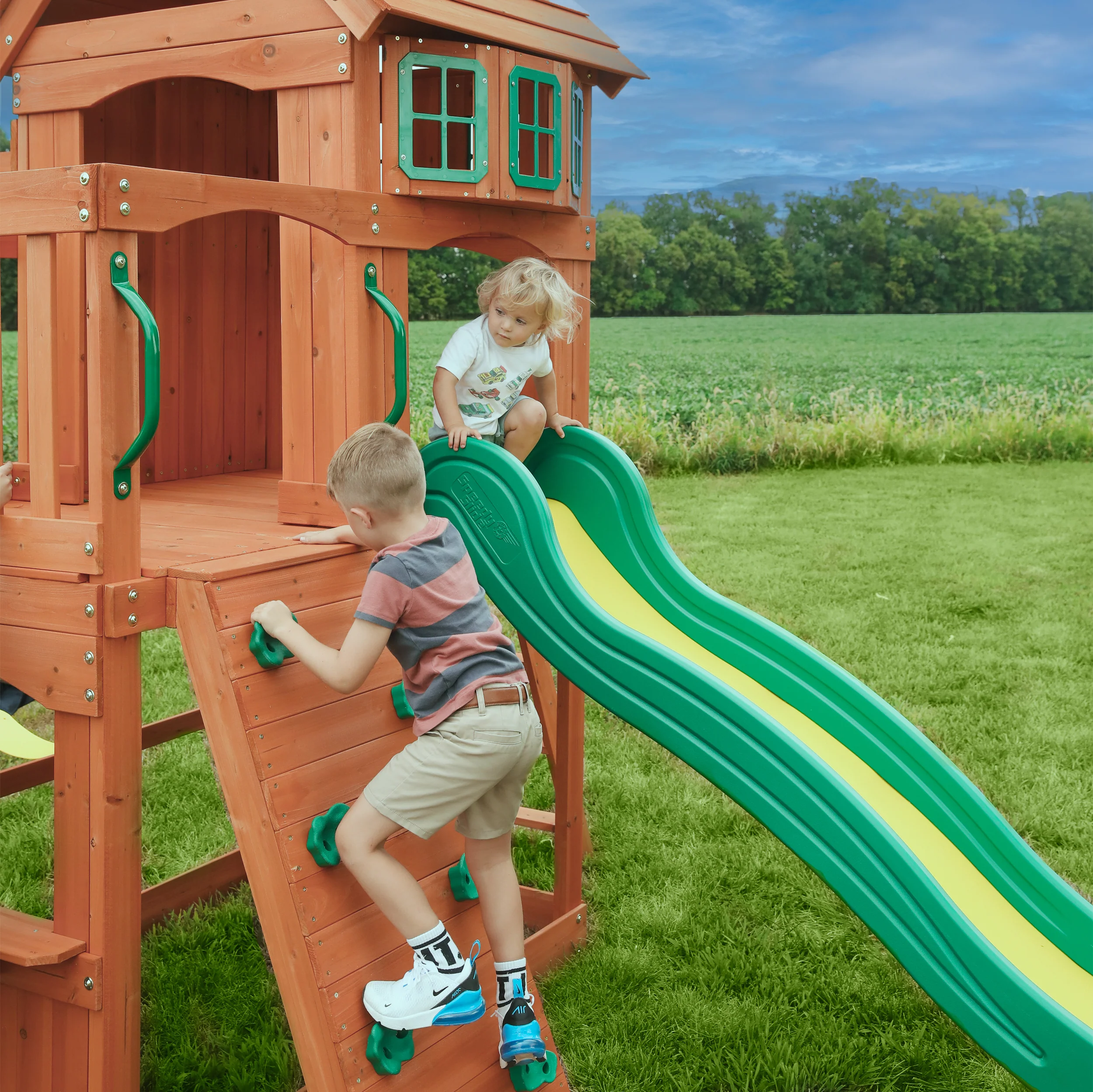 Atlantis Swing Set and Climbing Frame - Image 4