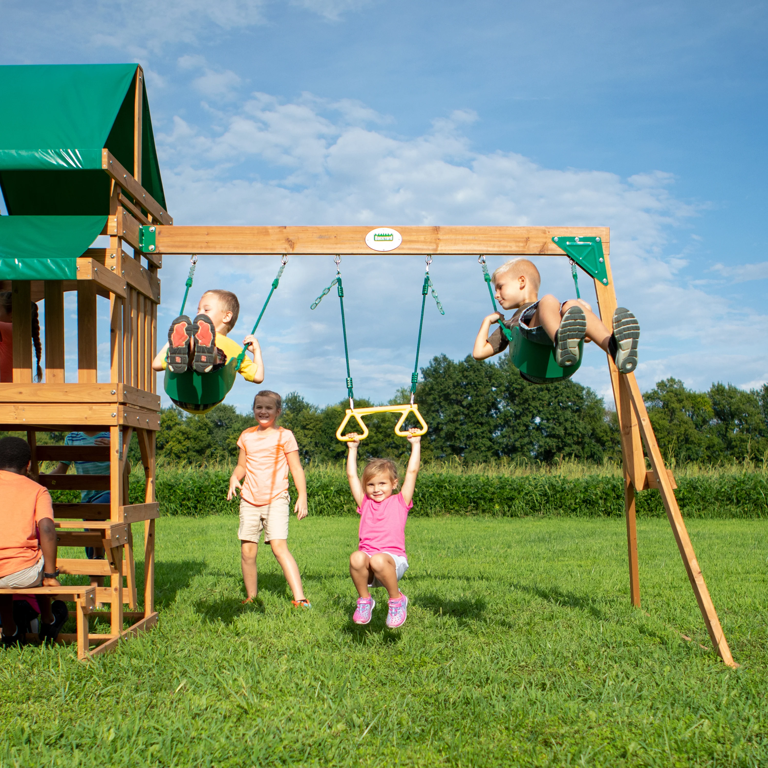 Belmont Swing Set and Climbing Frame - Image 4
