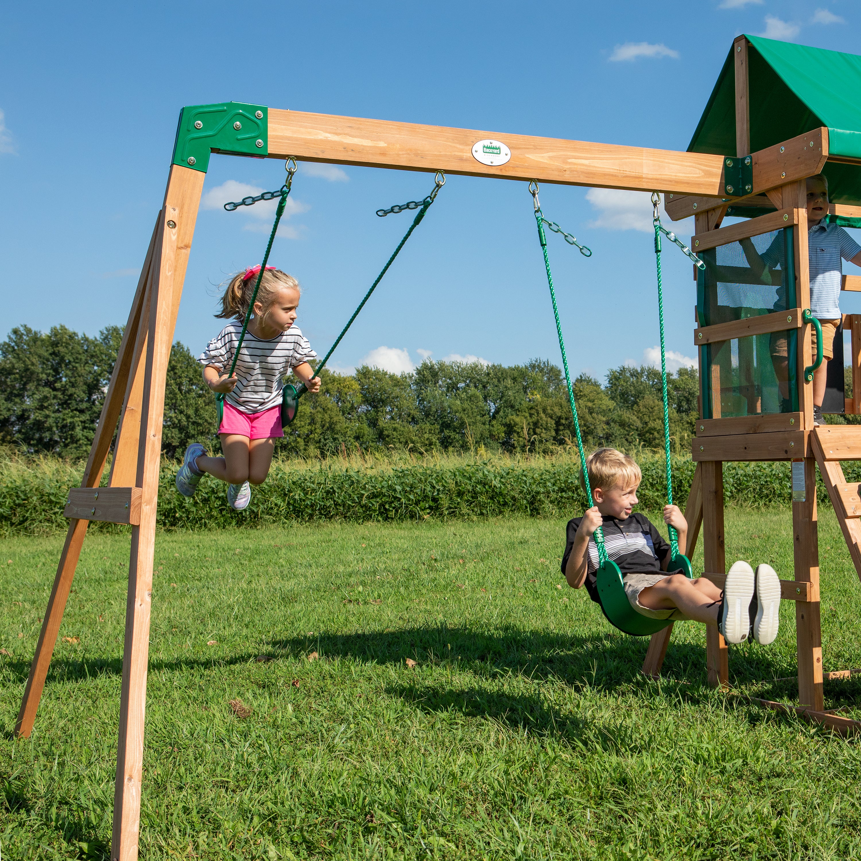 Buckley Hill Swing Set and Climbing Frame - Image 4