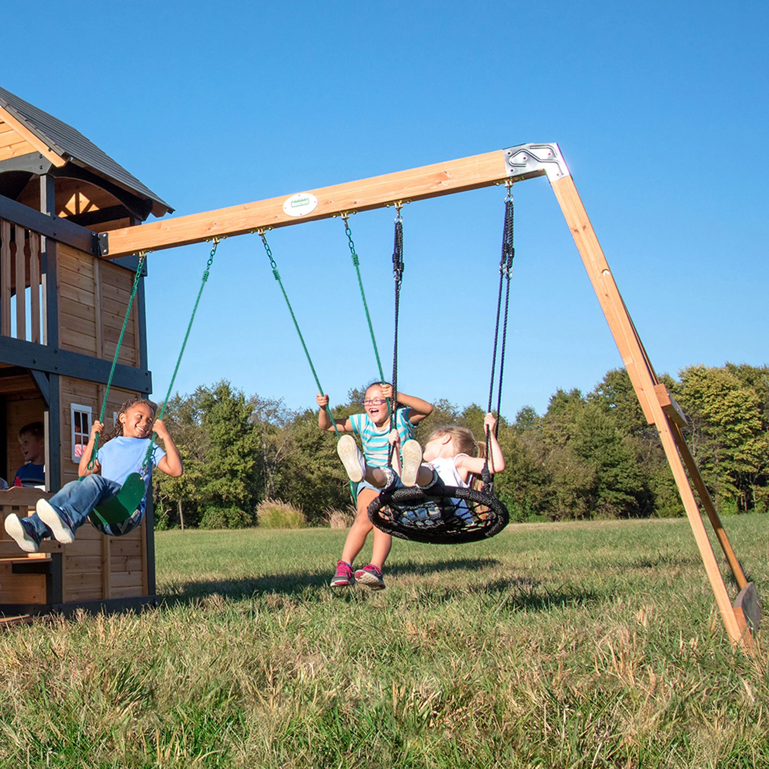Canyon Creek Swing Set and Climbing Frame - Image 6