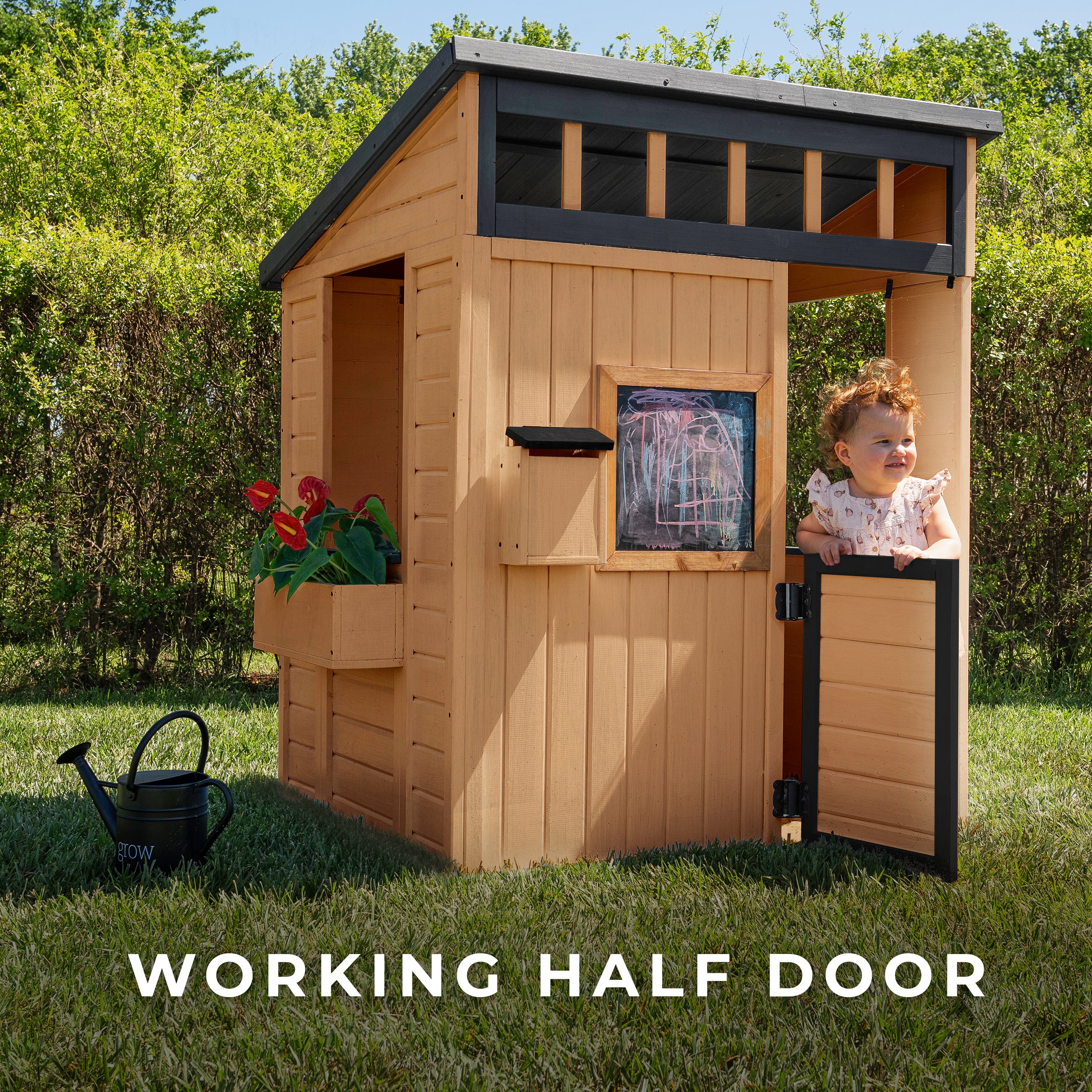 Caraway Cottage Playhouse - Light Brown - Image 3