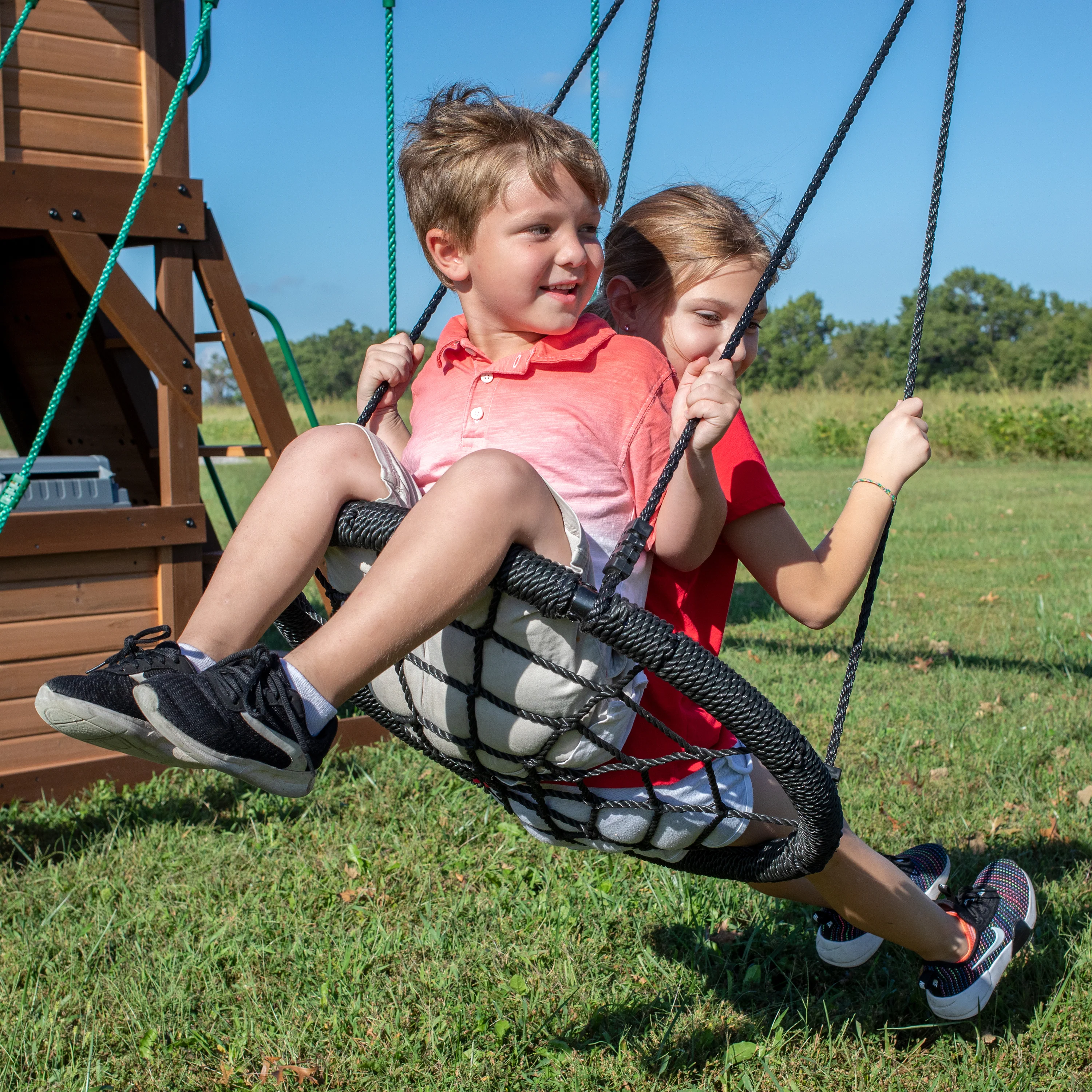 Cedar Cove Swing Set and Climbing Frame - Image 5