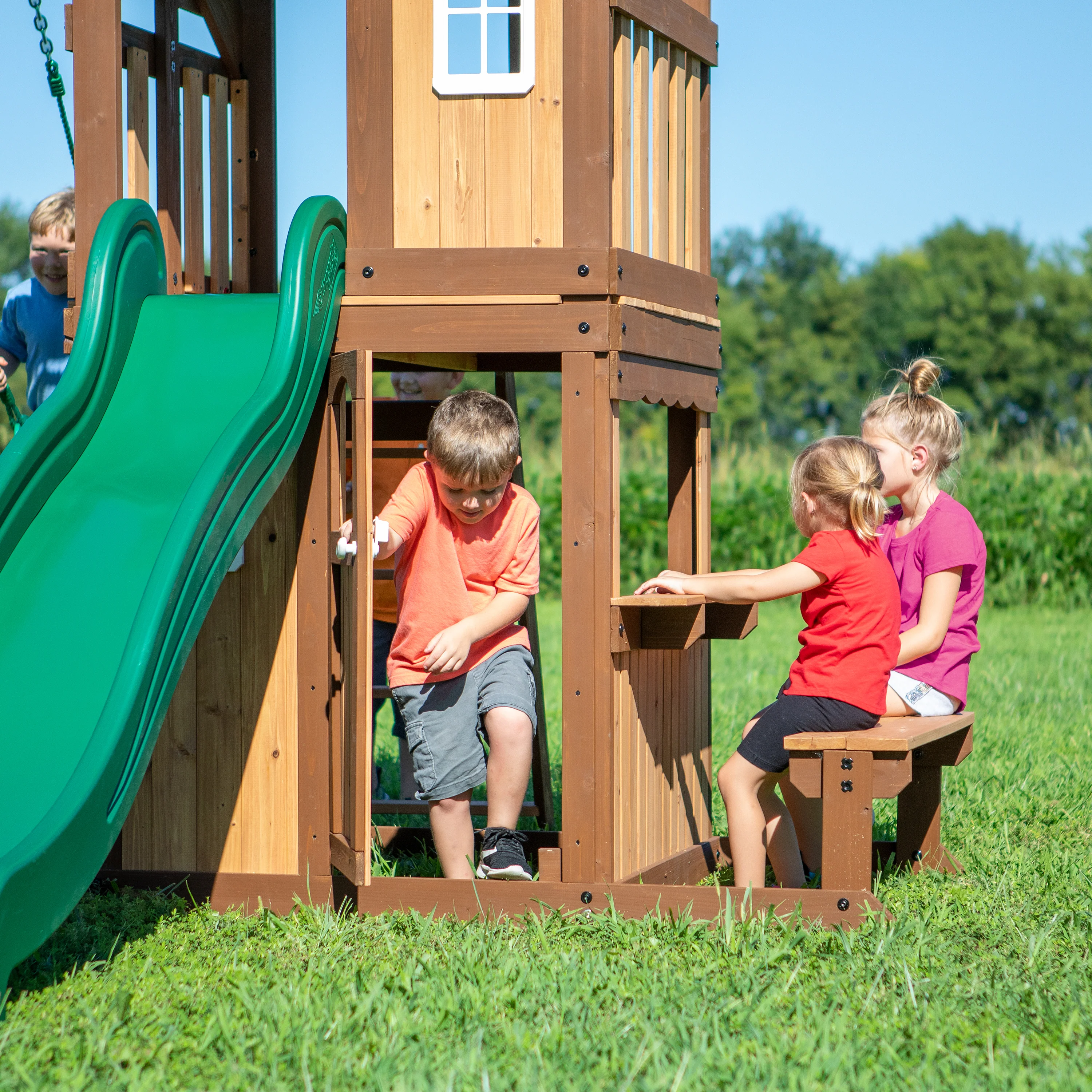 Lakewood Swing Set and Climbing Frame - Image 3