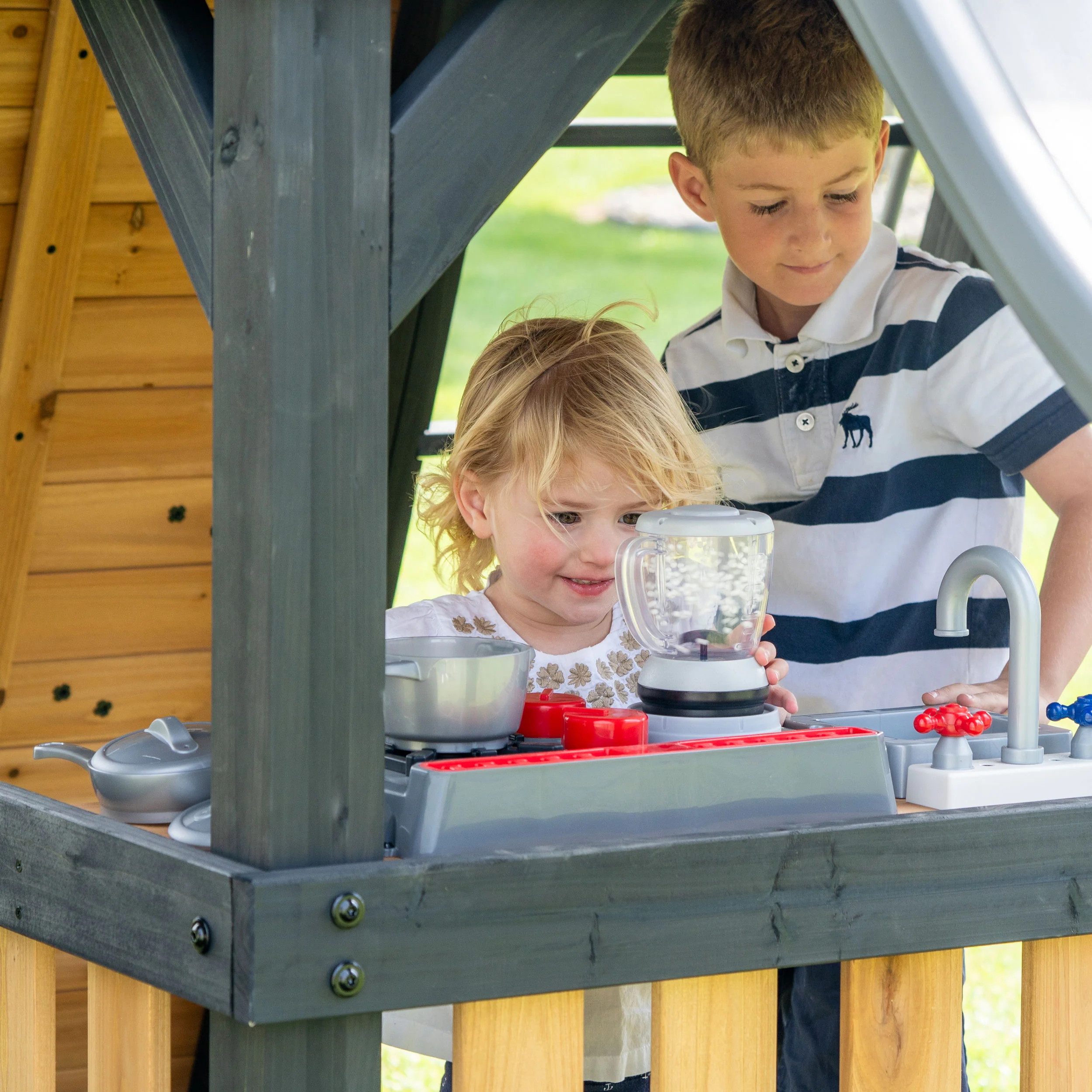 Magnolia Falls Swing Set and Climbing Frame - Image 4
