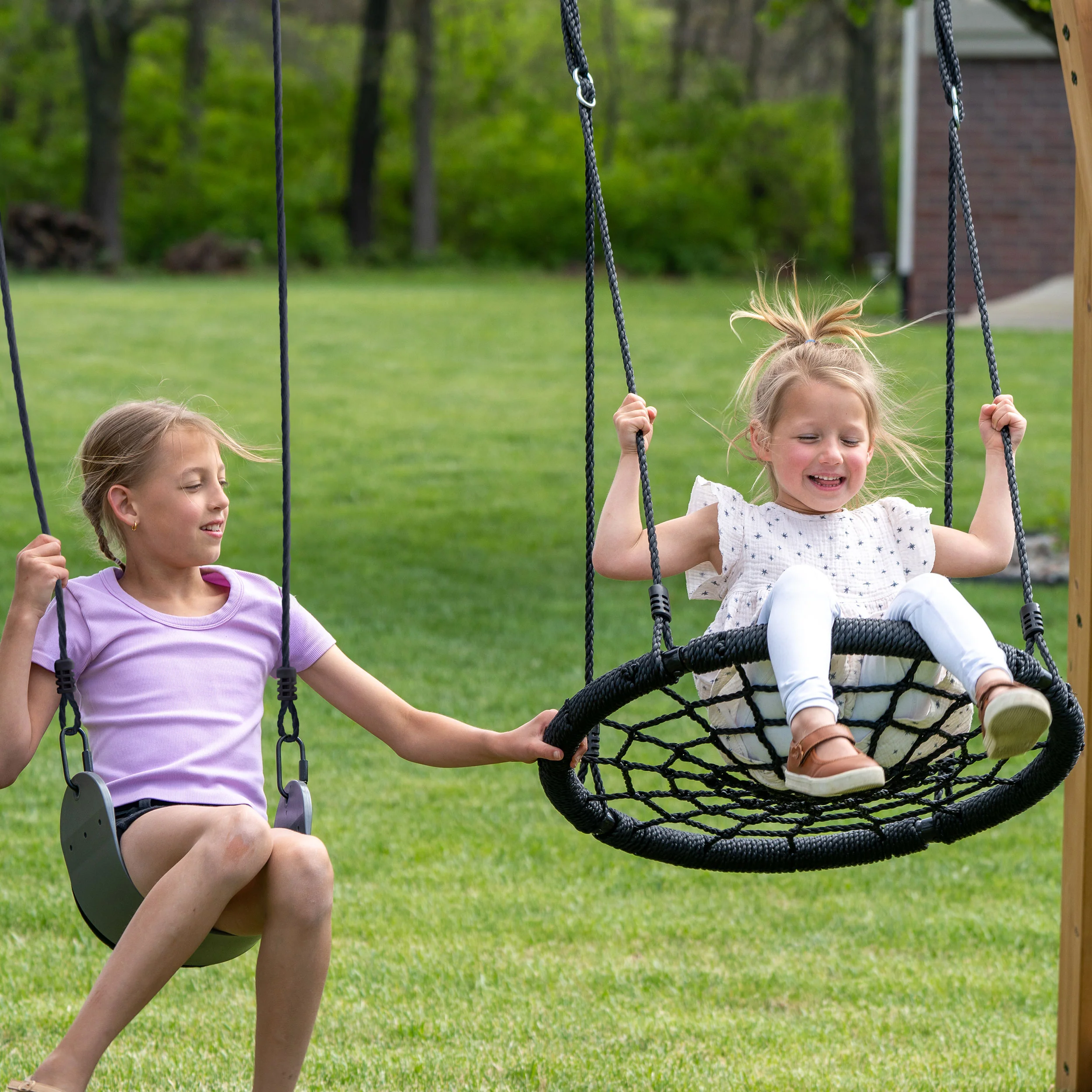 Magnolia Falls Swing Set and Climbing Frame - Image 6
