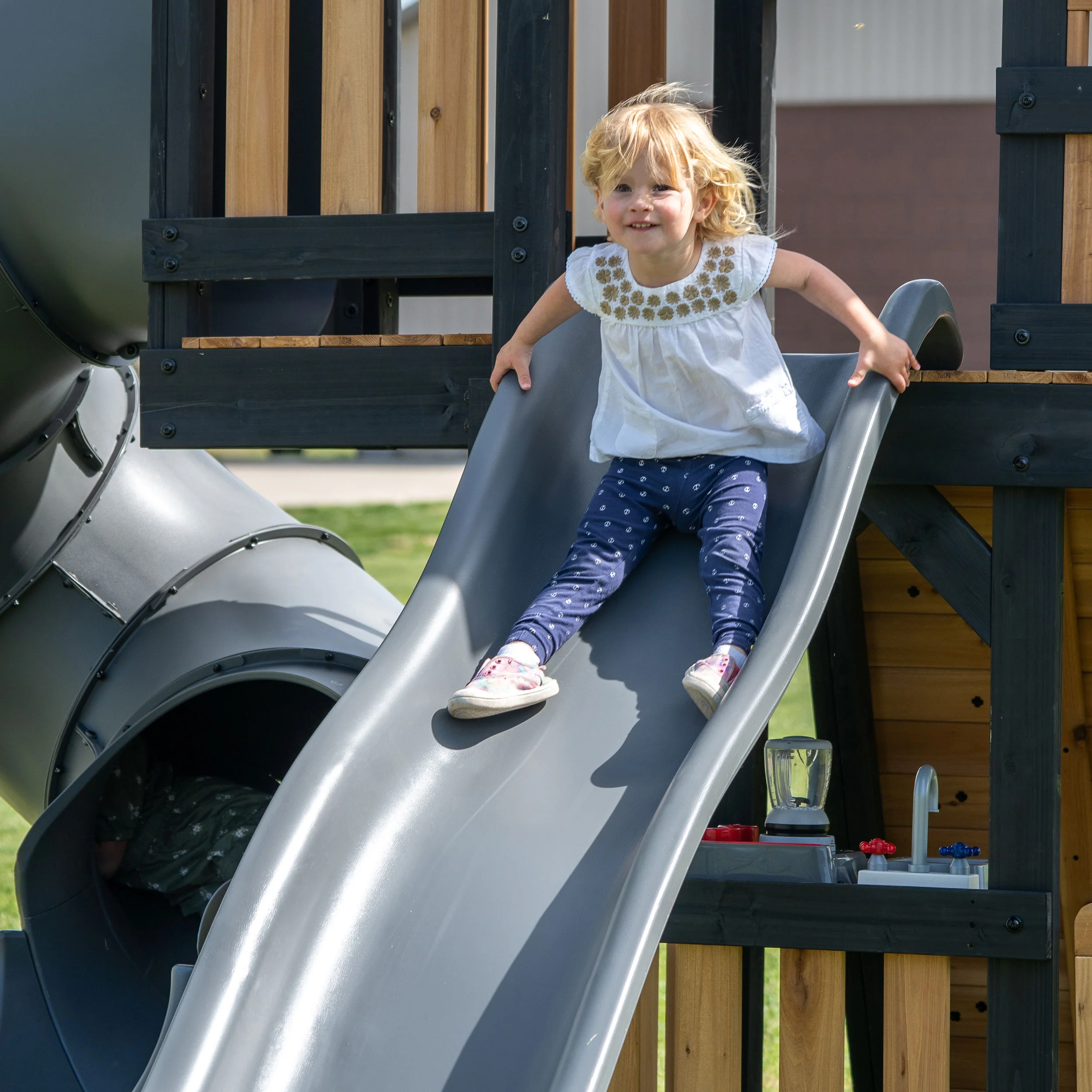 Magnolia Falls Swing Set and Climbing Frame - Image 7