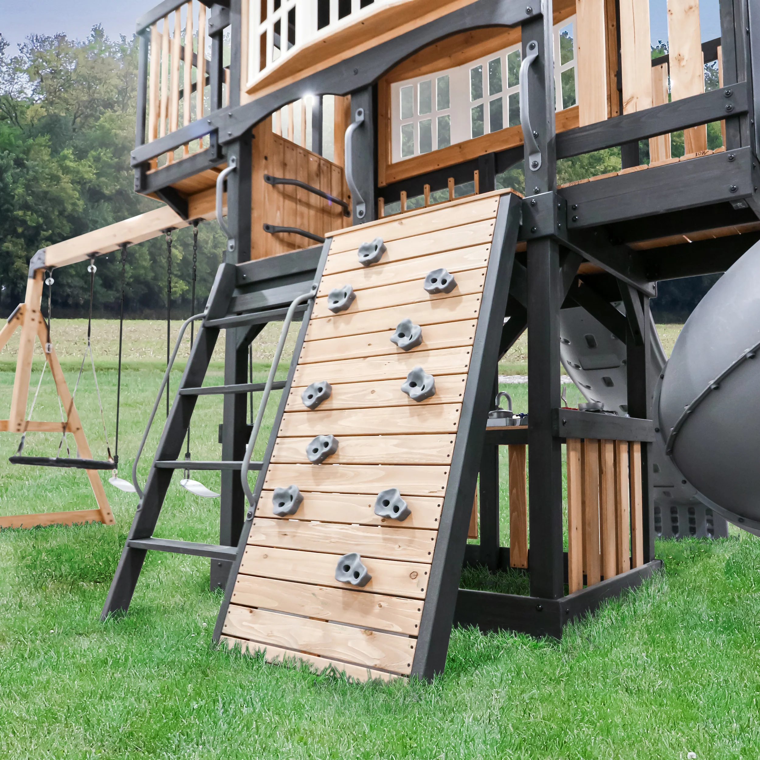 Magnolia Falls Swing Set and Climbing Frame - Image 8