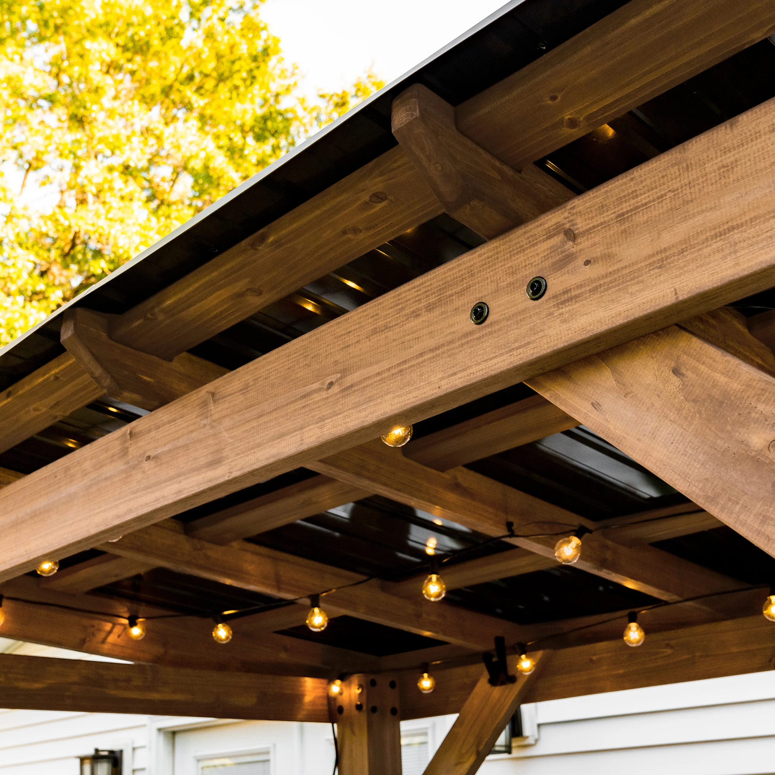 2.6m x 1.6m (9ft x 5ft) Saxony Grill/BBQ Gazebo - Image 8
