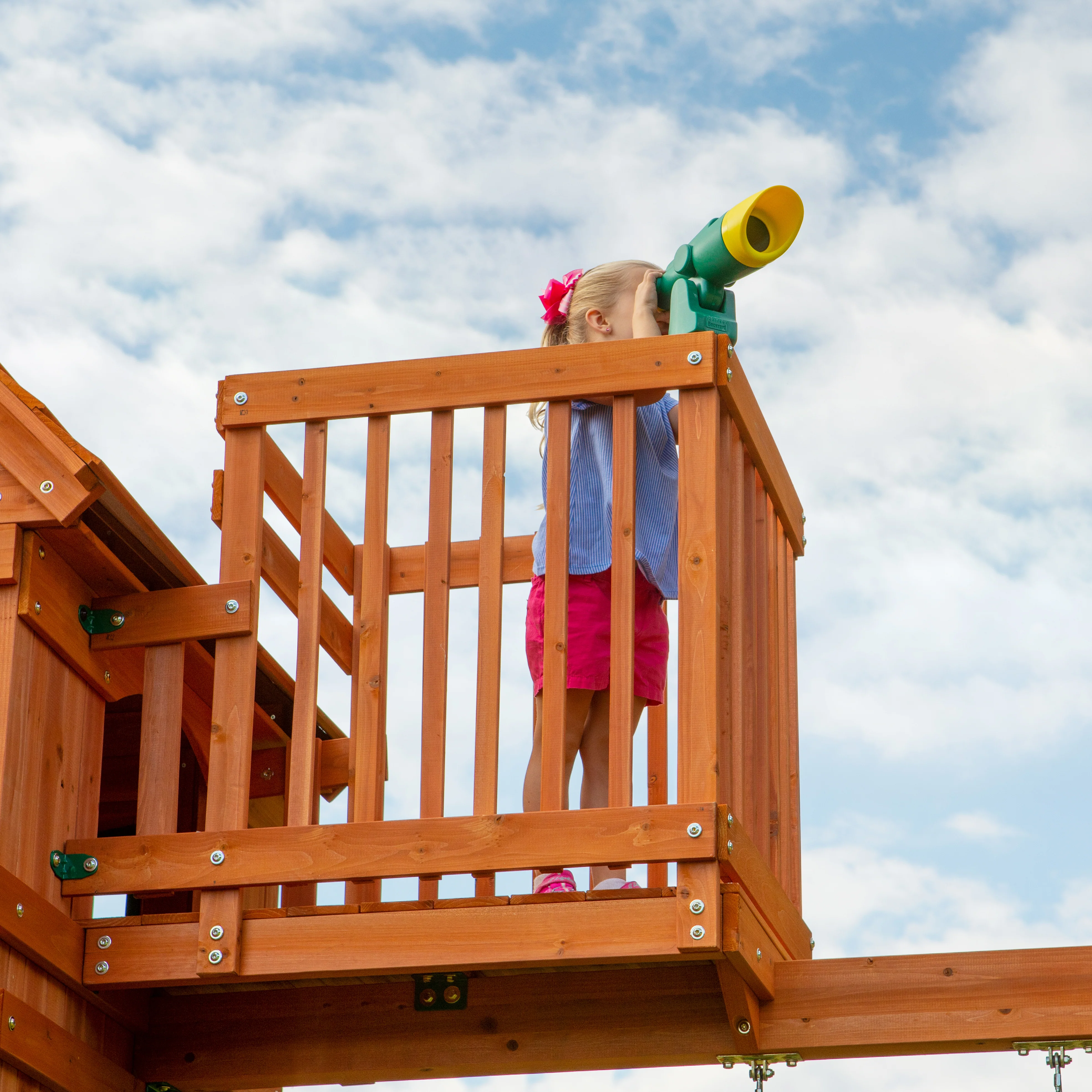 Skyfort II Swing Set and Climbing Frame - Image 4